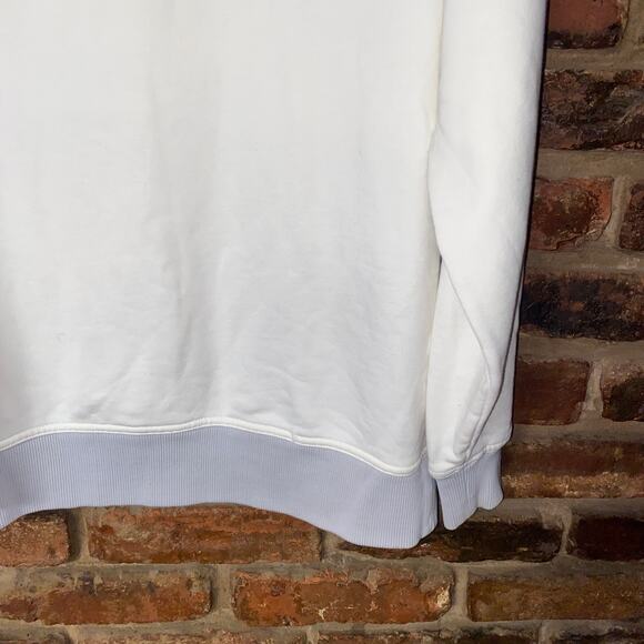 Outdoor Voices Cream White Gray Pickup Crewneck Sweatshirt Size XS Unisex - Picture 4 of 8